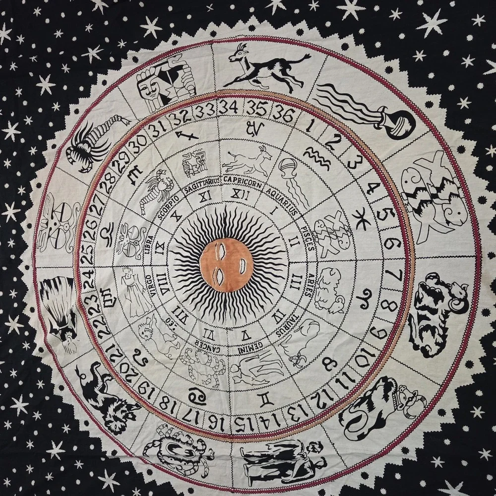 Nodiac Tapestry, Boho, Hippie Wall Hanging Or Bedspread